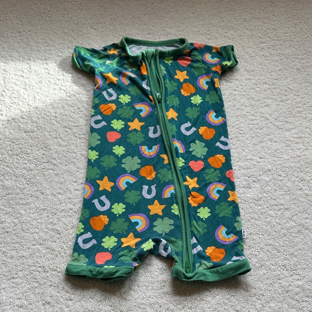 Little Sleepies Lucky Clover Shortie 18-24 mo